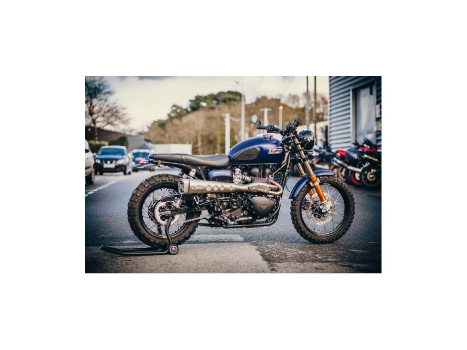 SCRAMBLER MATT PACIFIC BLUE (suite préparation et vente)